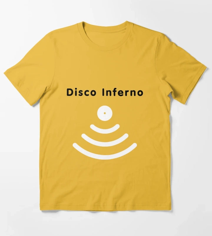 Disco Inferno T-Shirt Yellow