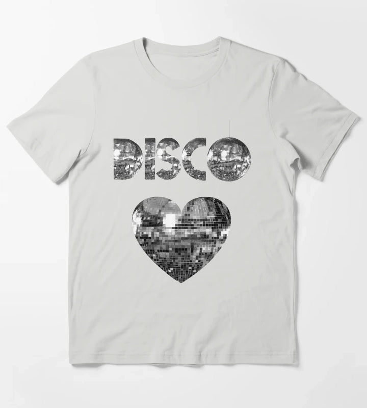 Disco Love T-Shirt Light Grey
