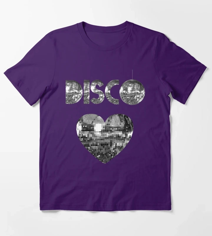 Disco Love T-Shirt Purple