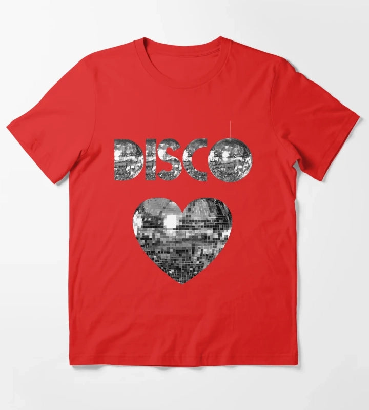Disco Love T-Shirt Red