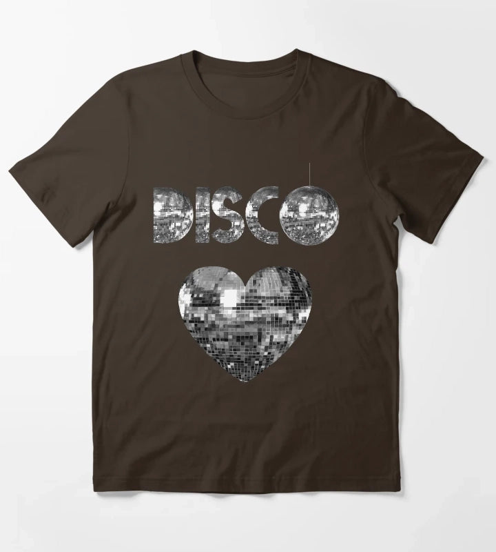 Disco Love T-Shirt Brown