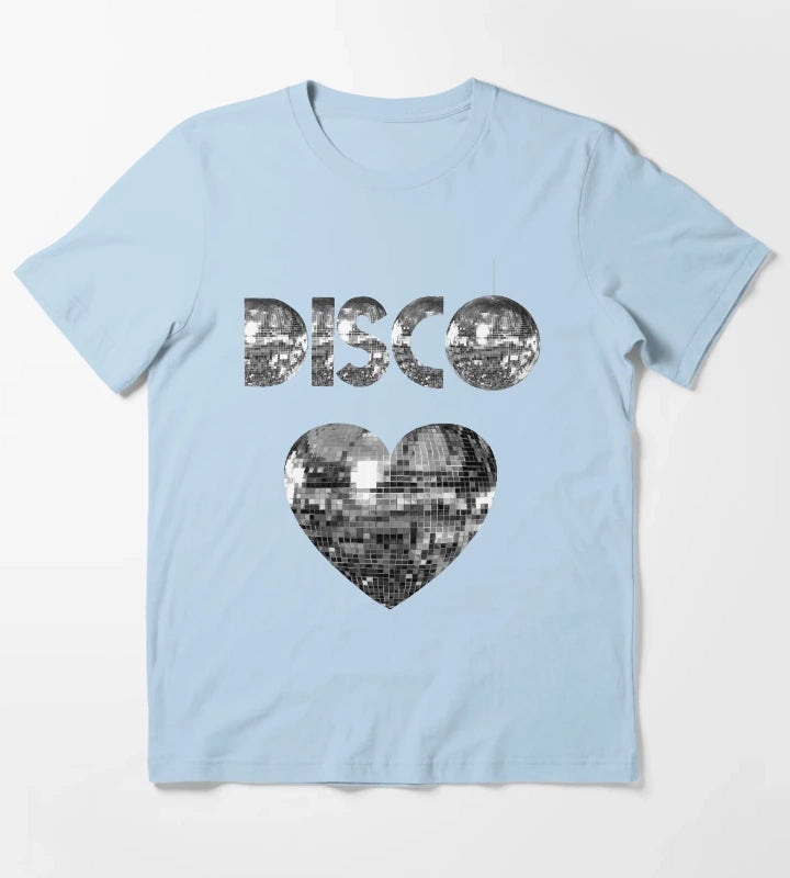 Disco Love T-Shirt Sky Blue
