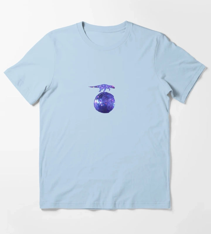 Disco Mode T-Shirt Sky Blue