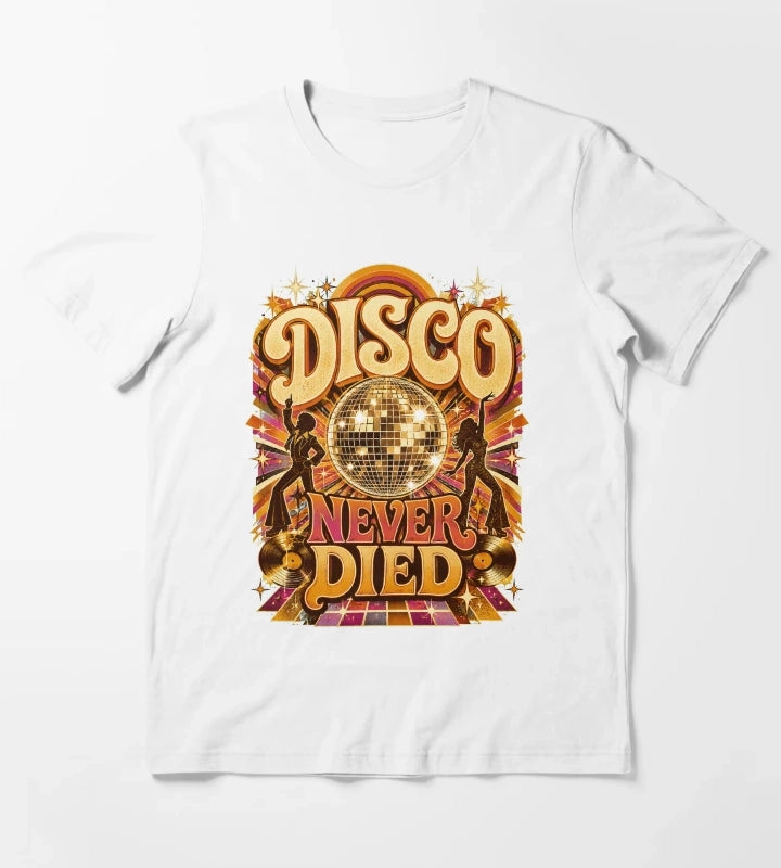 Disco Never Died T-Shirt White