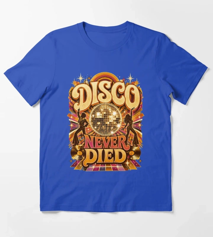 Disco Never Died T-Shirt Blue