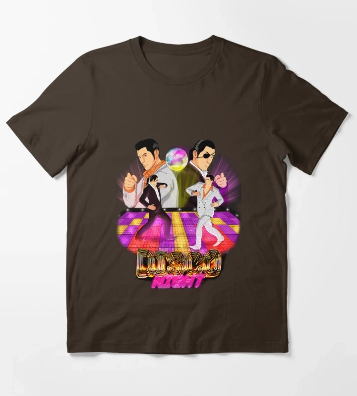 Disco Night T-Shirt Brown