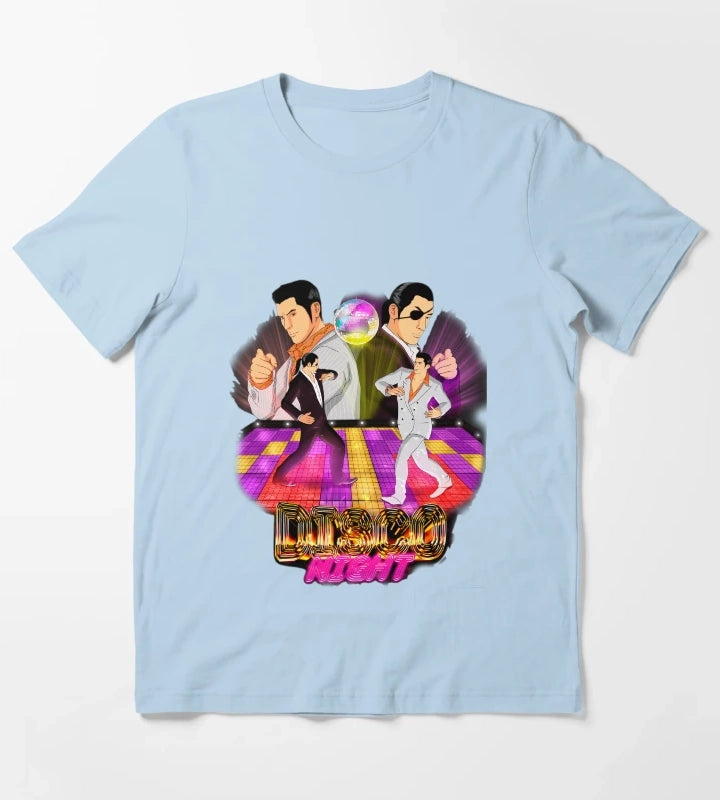 Disco Night T-Shirt Sky Blue