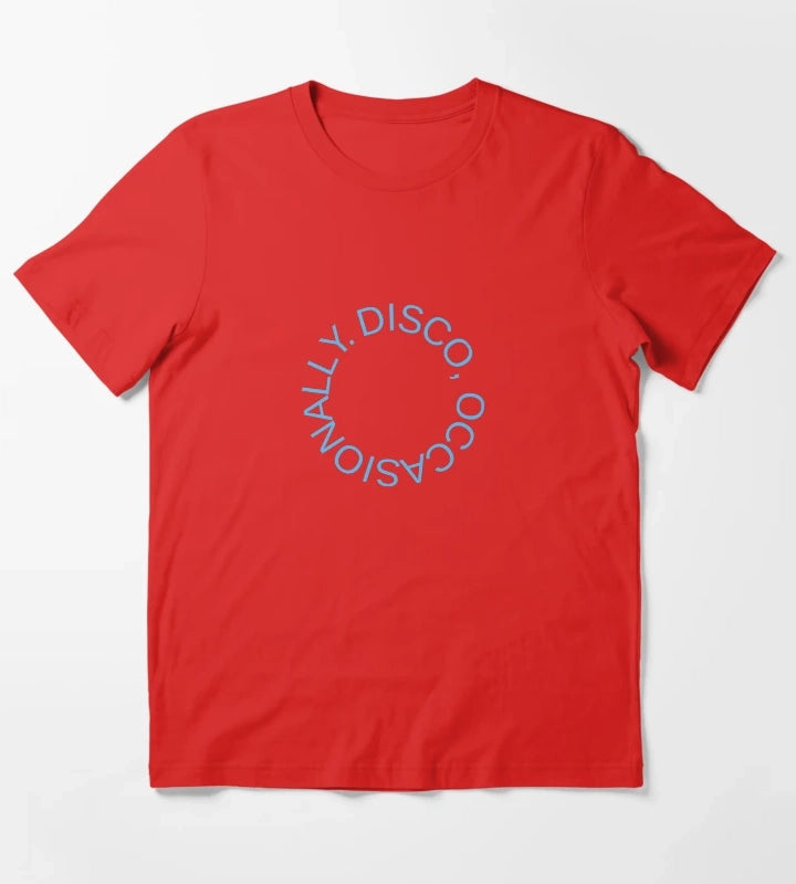 Disco Occasionally T-Shirt Red