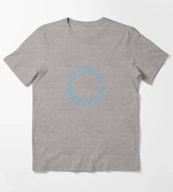 Disco Occasionally T-Shirt Heather Grey
