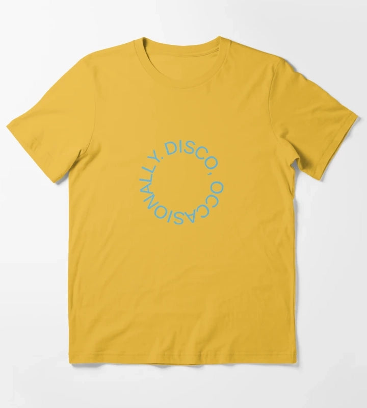 Disco Occasionally T-Shirt Yellow