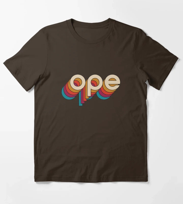 Disco Ope T-Shirt Brown