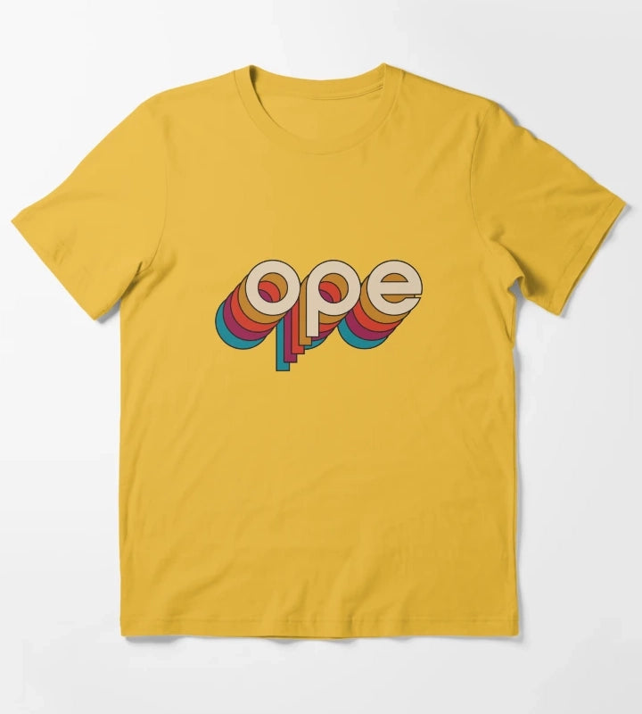 Disco Ope T-Shirt Yellow