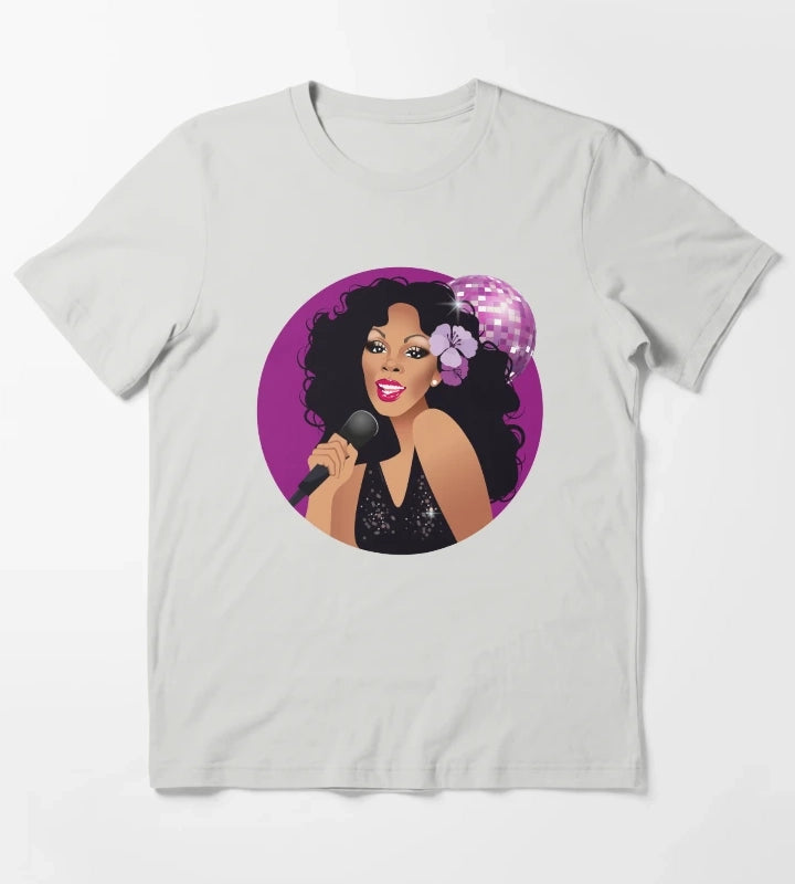 Disco Queen T-Shirt Light Grey