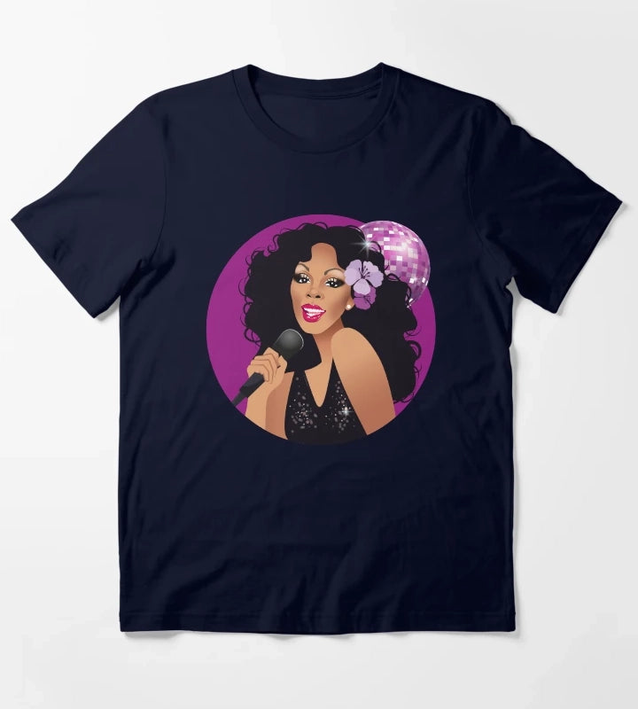 Disco Queen T-Shirt Navy
