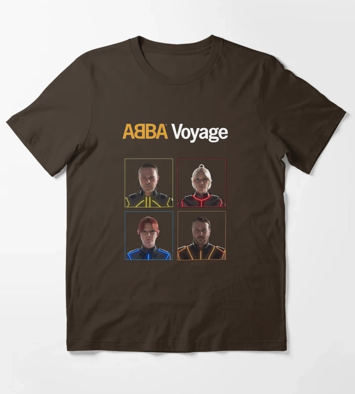 Disco Revival T-Shirt Brown
