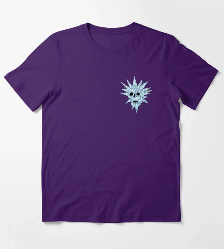 Disco Skull T-Shirt Purple