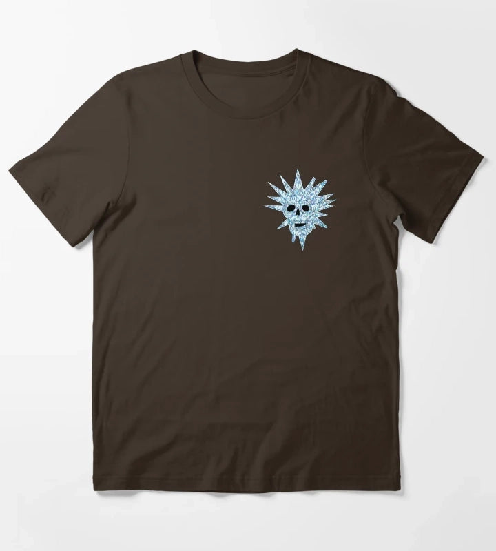 Disco Skull T-Shirt Brown
