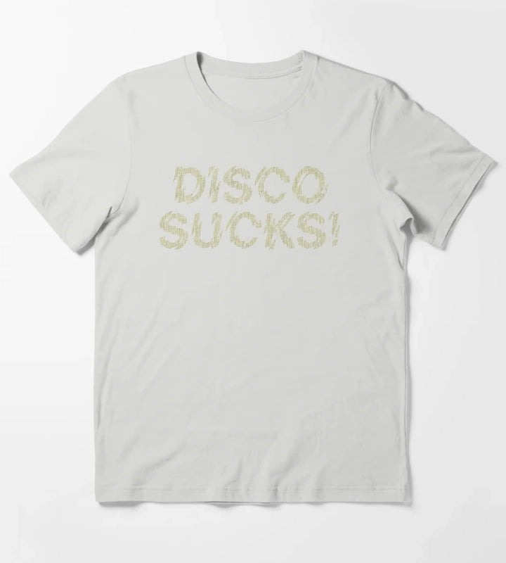 Disco Sucks 1979 T-Shirt Light Grey