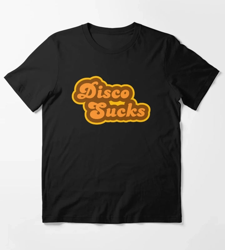 Disco Sucks Retro 70s Logo T-Shirt