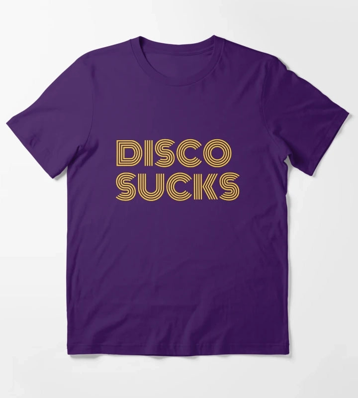 Disco Sucks T-Shirt Purple
