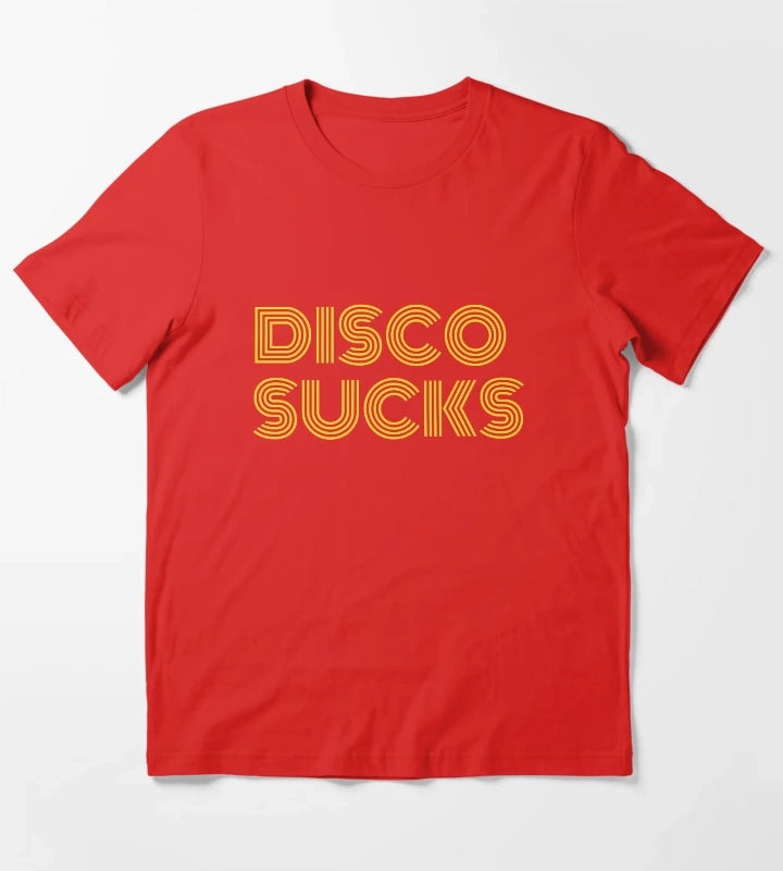 Disco Sucks T-Shirt Red