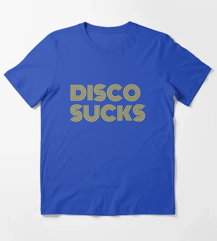 Disco Sucks T-Shirt Blue