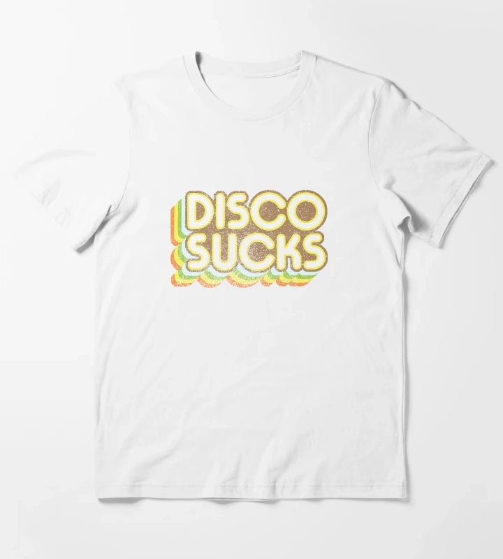 Disco Sucks version 2 faded T-Shirt White
