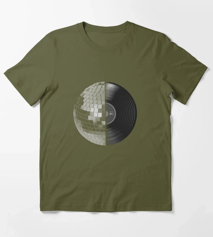 Disco T-Shirt Olive Green
