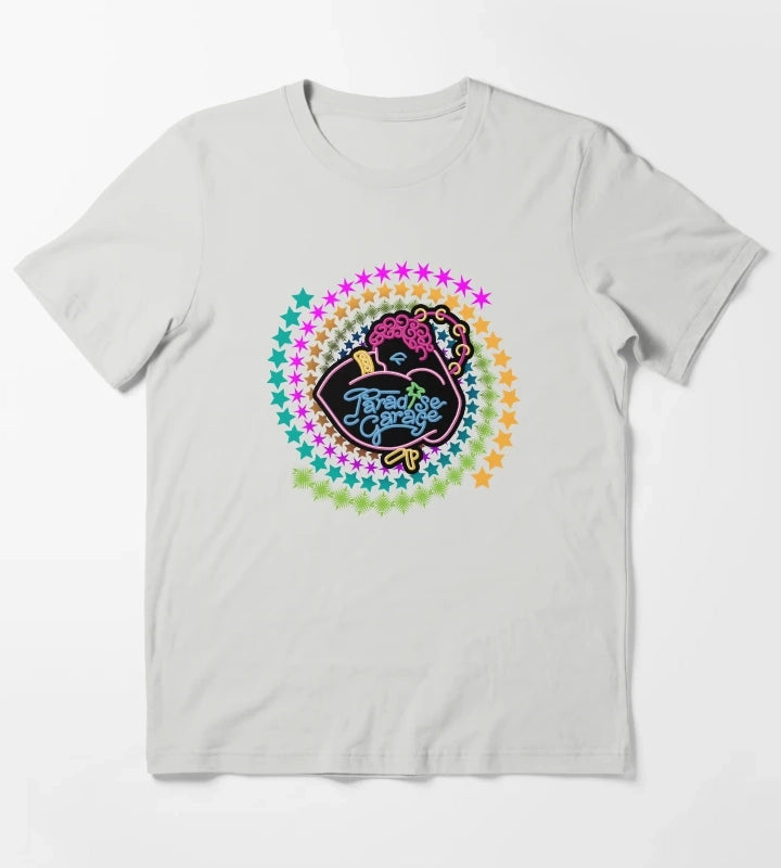 Disco Times Paradise T-Shirt Light Grey