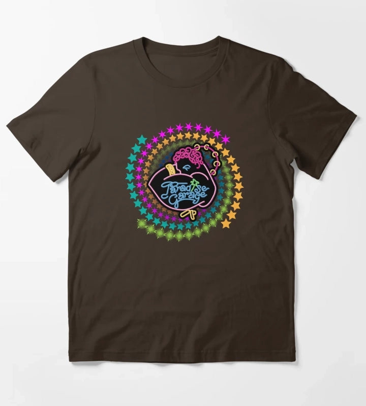 Disco Times Paradise T-Shirt Brown
