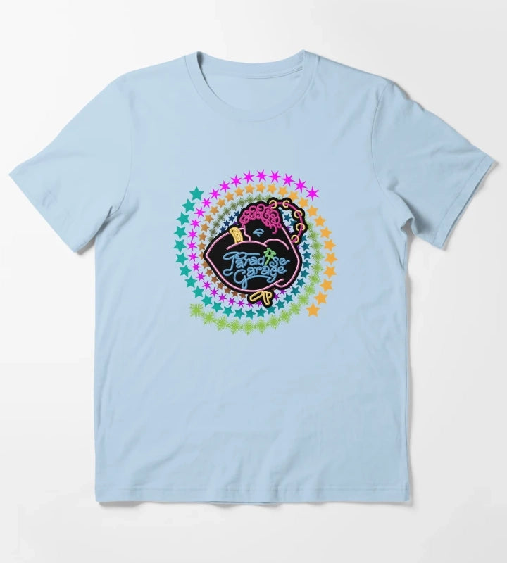 Disco Times Paradise T-Shirt Sky Blue