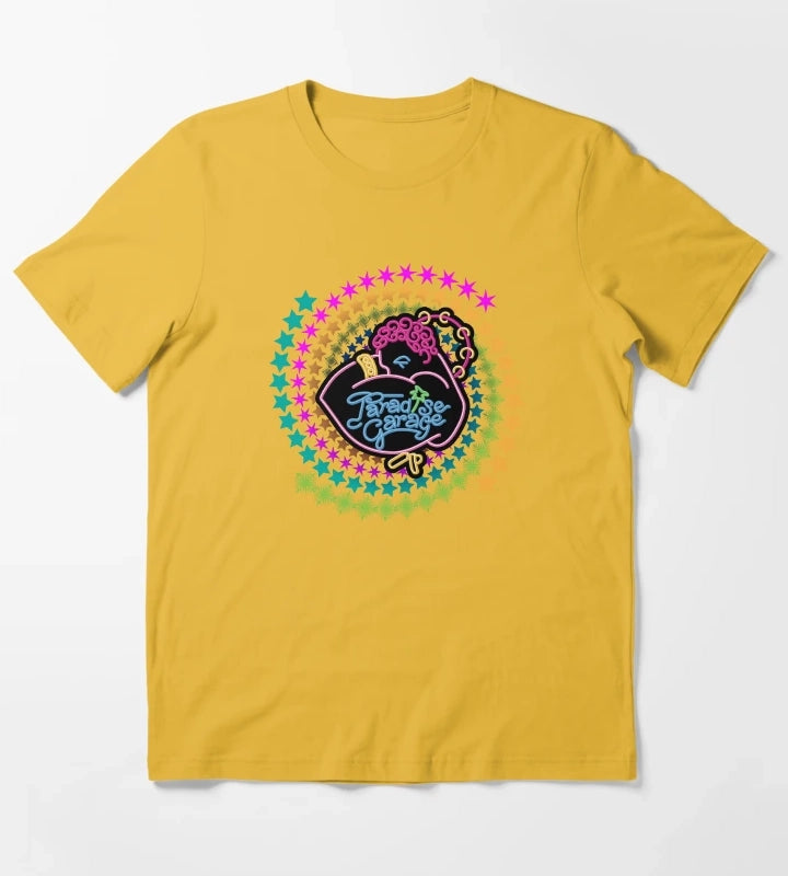 Disco Times Paradise T-Shirt Yellow