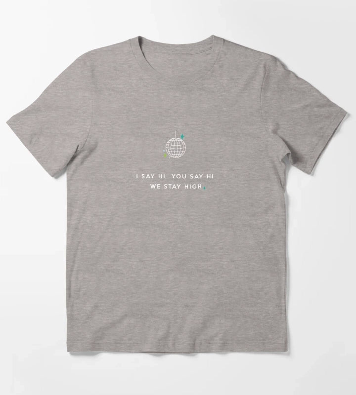 Disco Tits T-Shirt Heather Grey