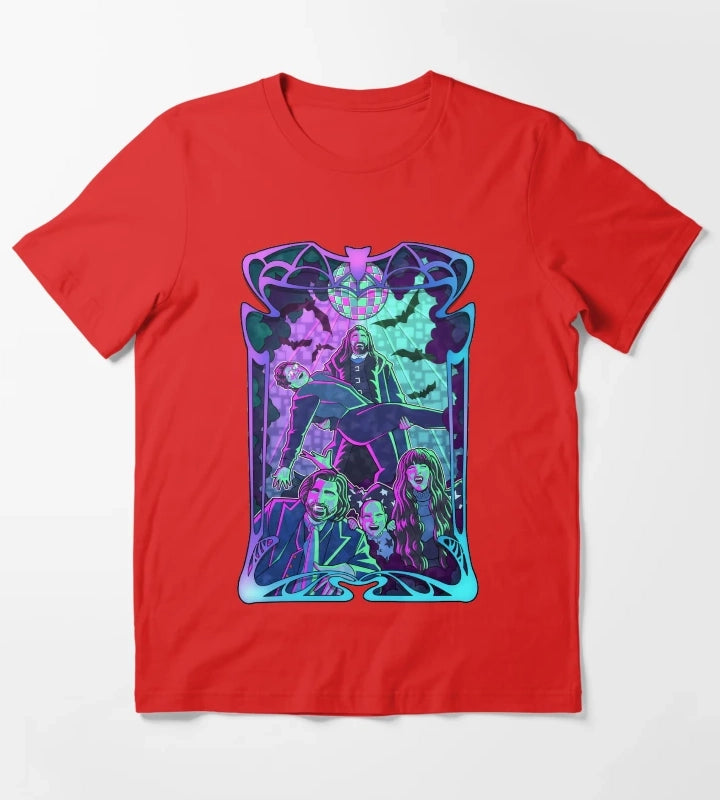 Disco Vampires T-Shirt Red