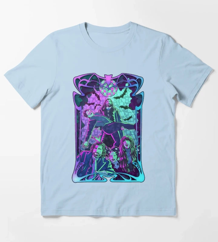 Disco Vampires T-Shirt Sky Blue