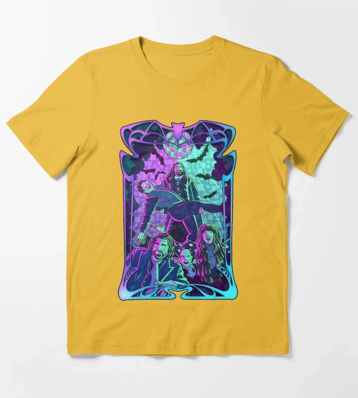 Disco Vampires T-Shirt Yellow
