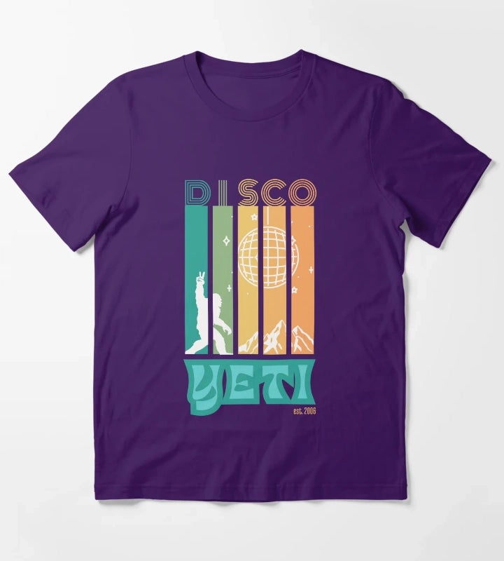 Disco Yeti T-Shirt Purple