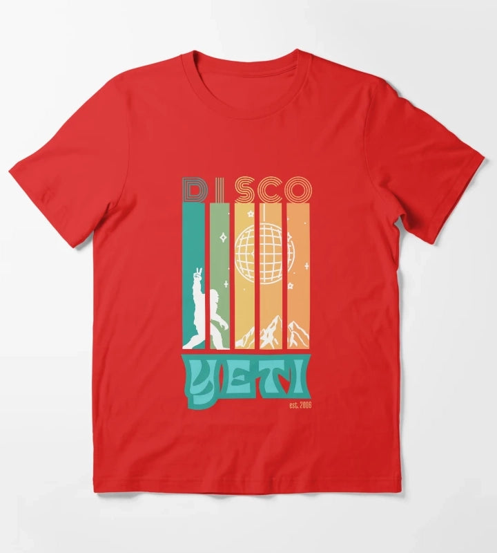 Disco Yeti T-Shirt Red