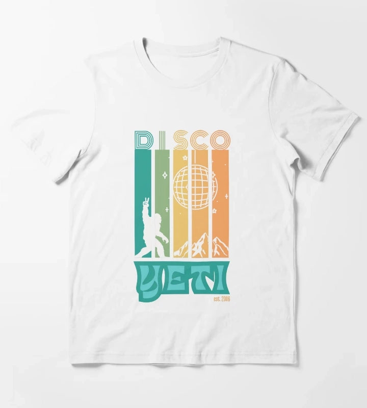 Disco Yeti T-Shirt White