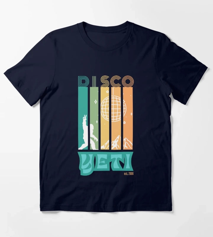 Disco Yeti T-Shirt Navy