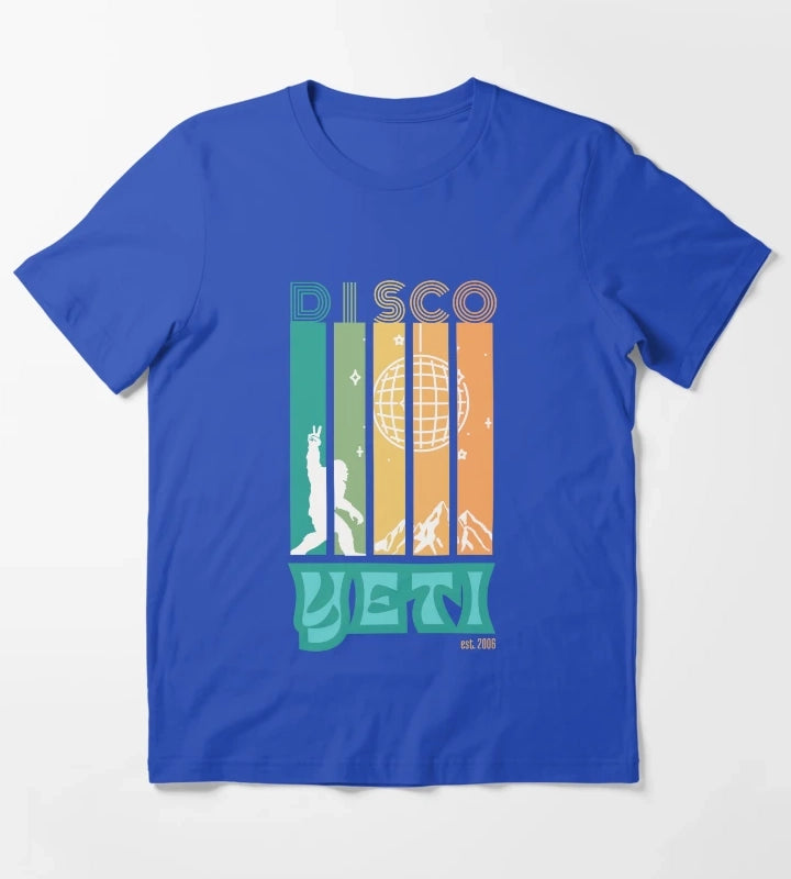 Disco Yeti T-Shirt Blue