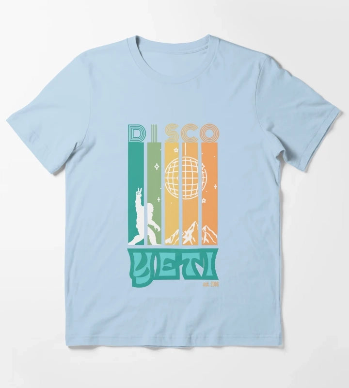 Disco Yeti T-Shirt Sky Blue