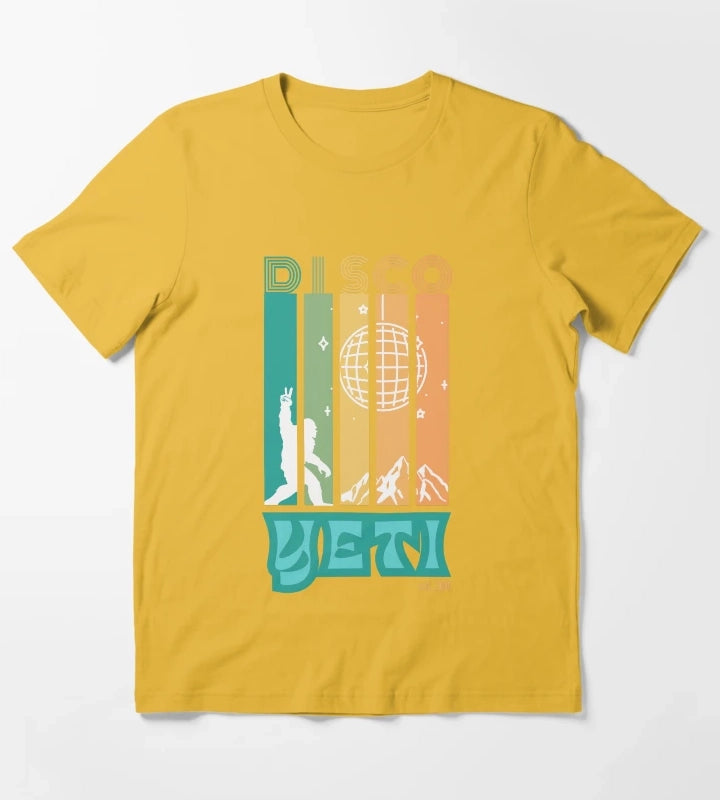 Disco Yeti T-Shirt Yellow