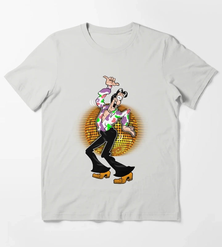 Disco by Don Martin T-Shirt Light Grey
