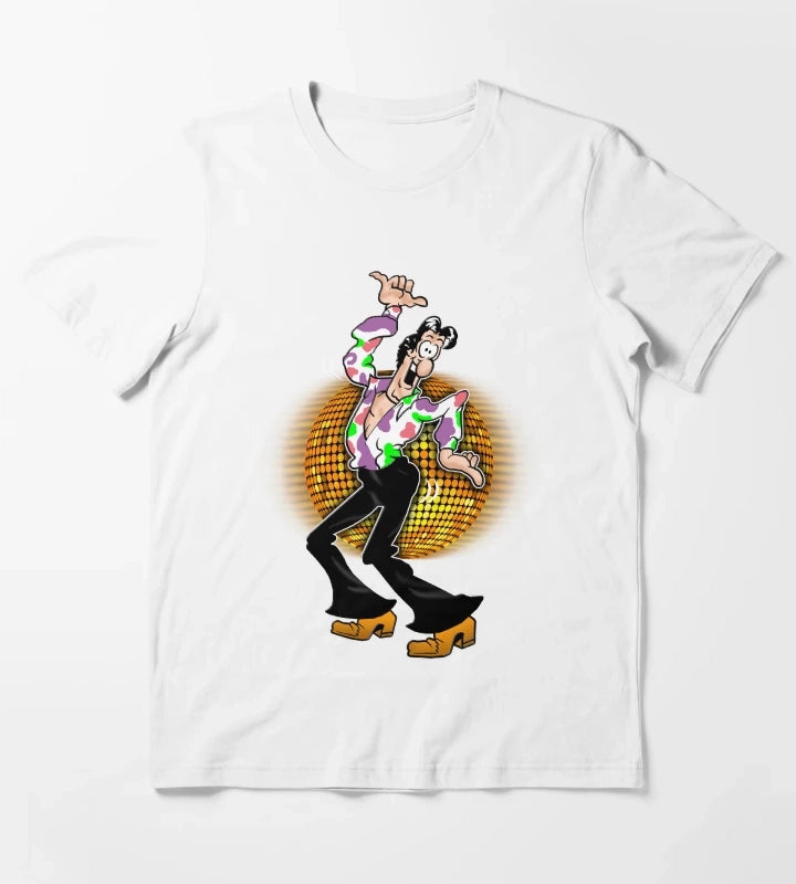 Disco by Don Martin T-Shirt White
