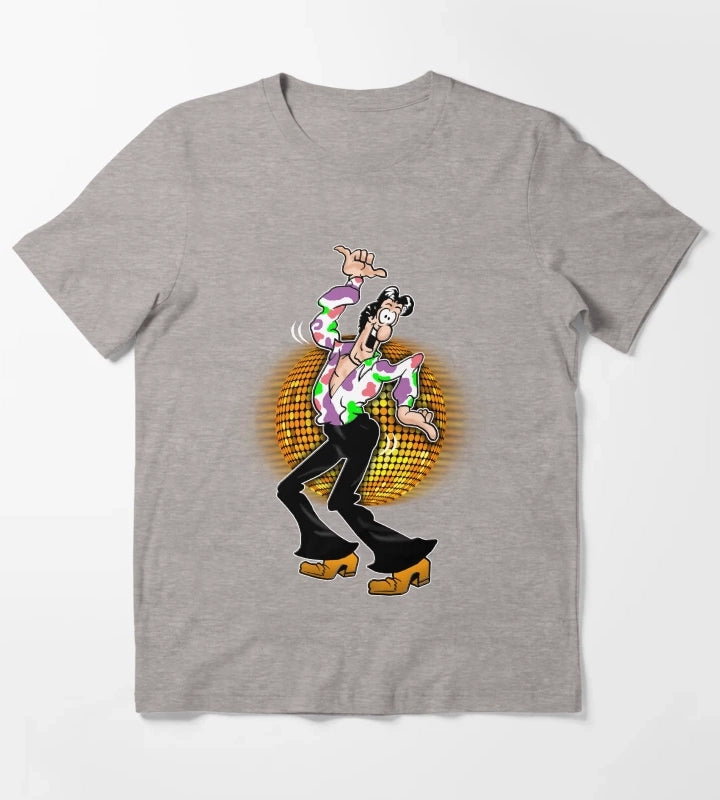 Disco by Don Martin T-Shirt Heather Grey