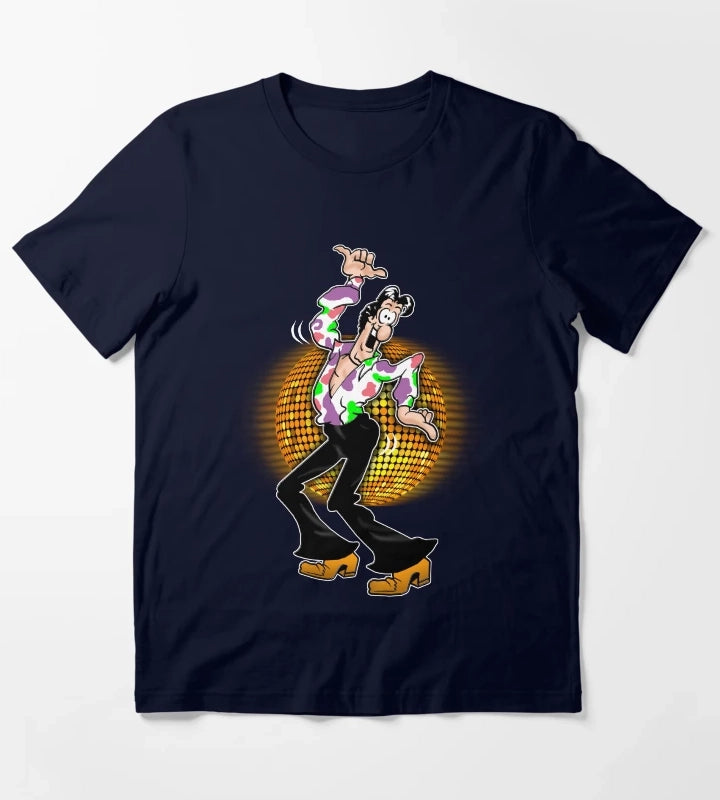 Disco by Don Martin T-Shirt Navy