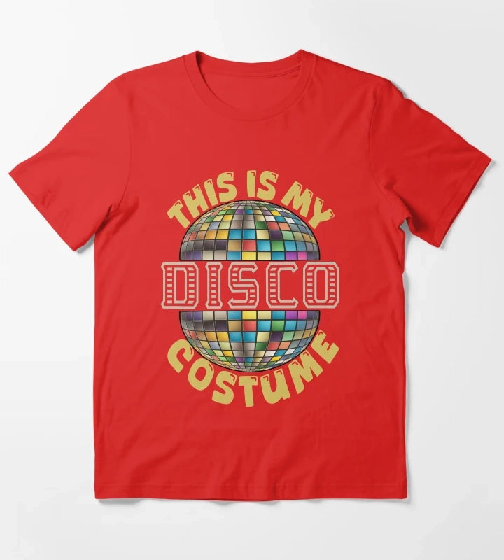 Disco costume funny T-Shirt Red
