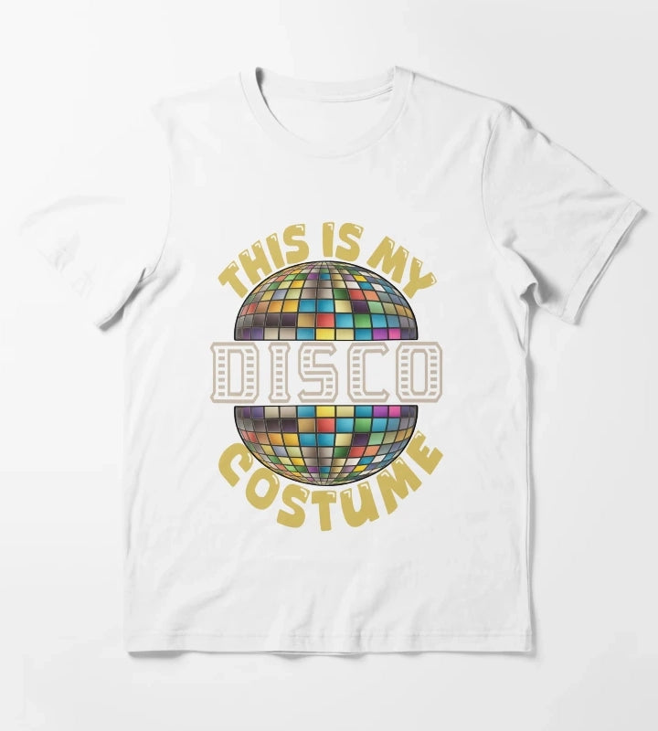 Disco costume funny T-Shirt White