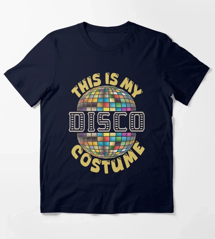 Disco costume funny T-Shirt Navy